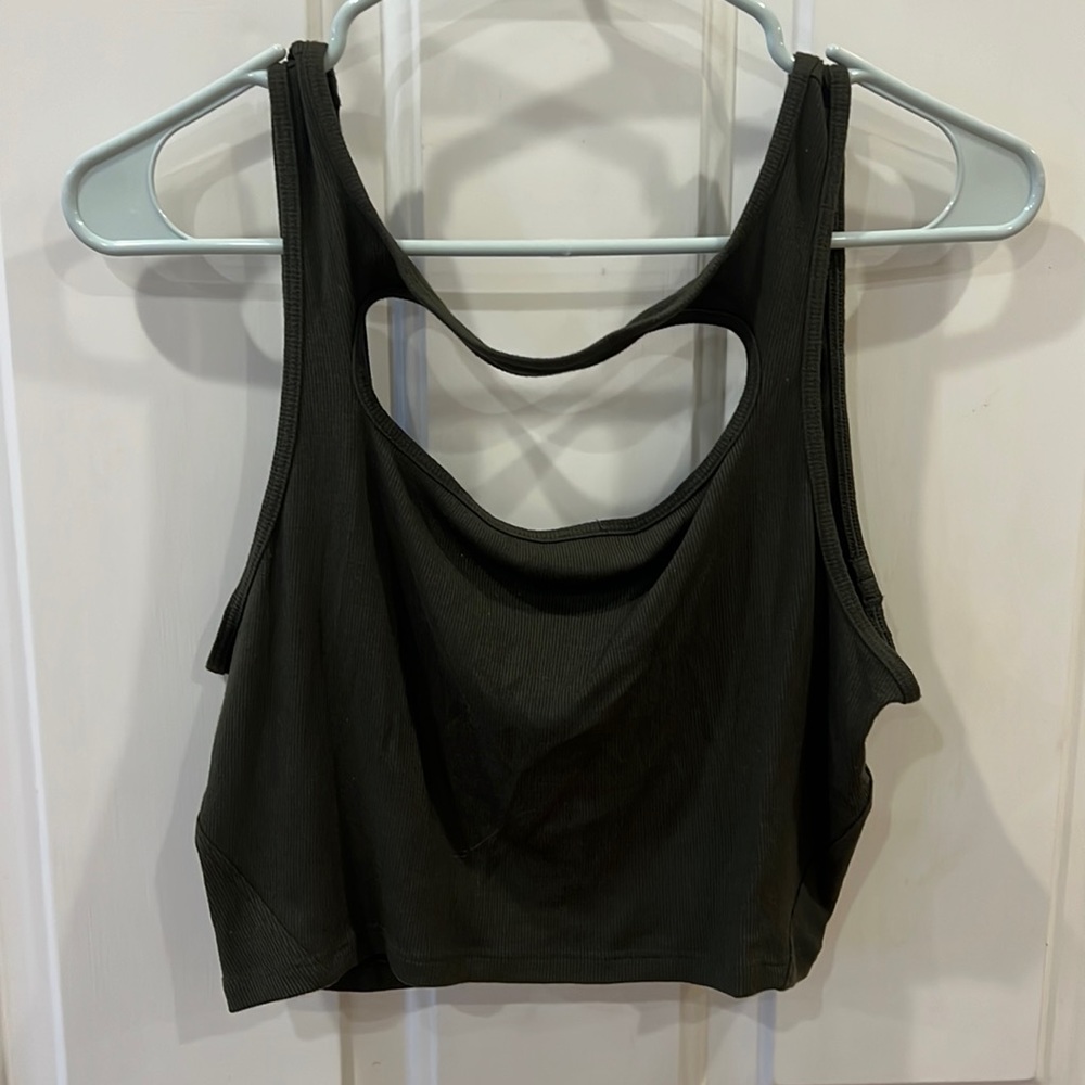 Lululemon knit cropped tank